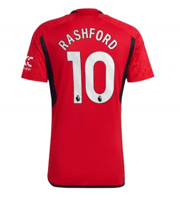Manchester United Marcus Rashford #10 Hemmatröja 2023-24 Kortärmad